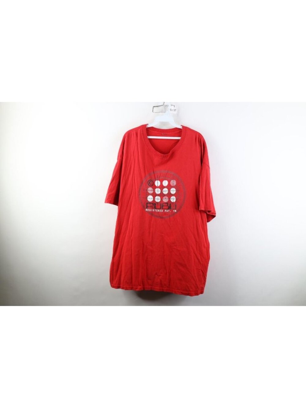 Vintage 90s Y2K FUBU Mens 3XL Faded Spell Out Hip Hop Short Sleeve T-Shirt Red